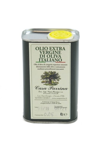 foto Olio extravergine in lattina da 250ml (produzione 2024)